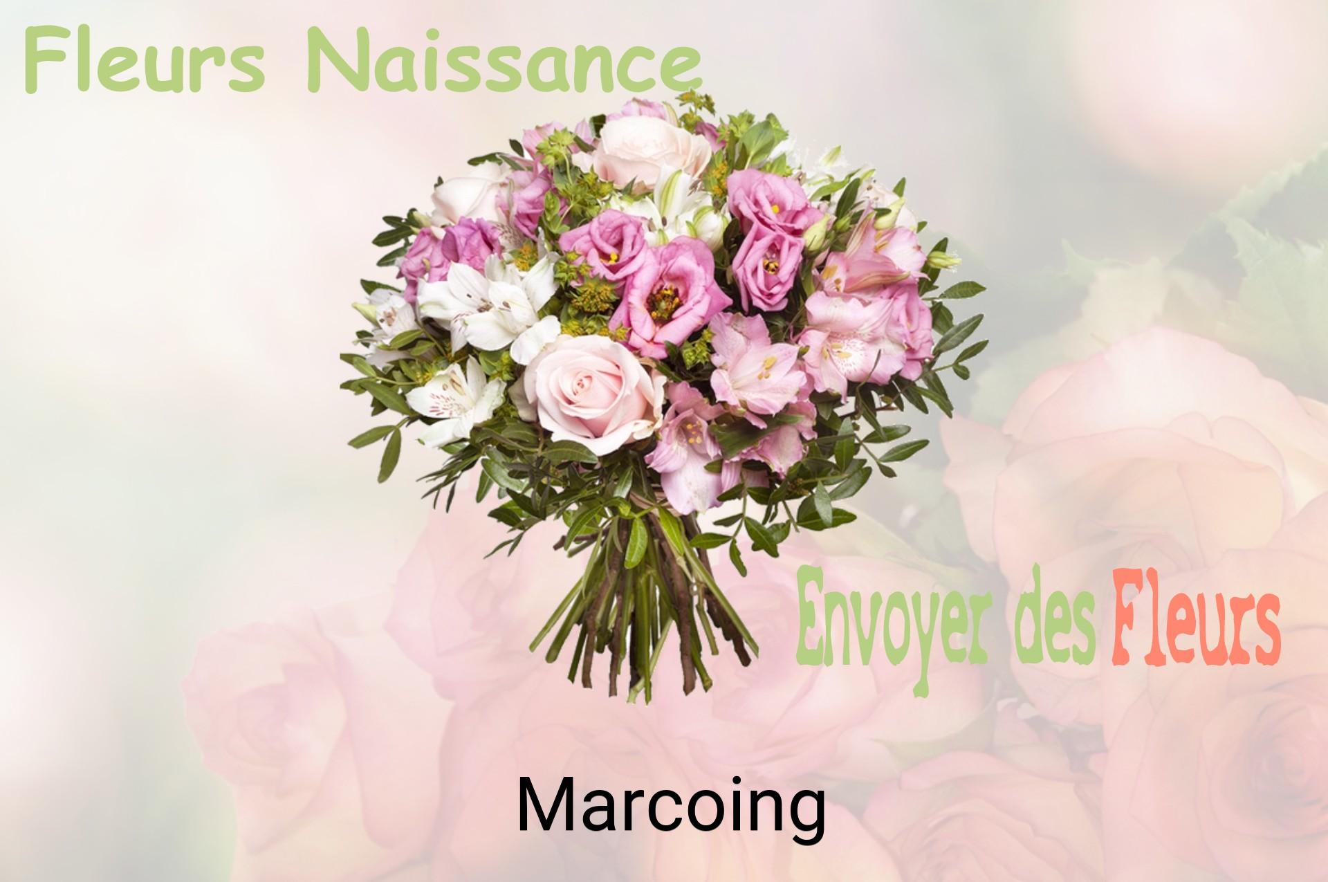 Bouquet de fleurs de naissance livré à Marcoing