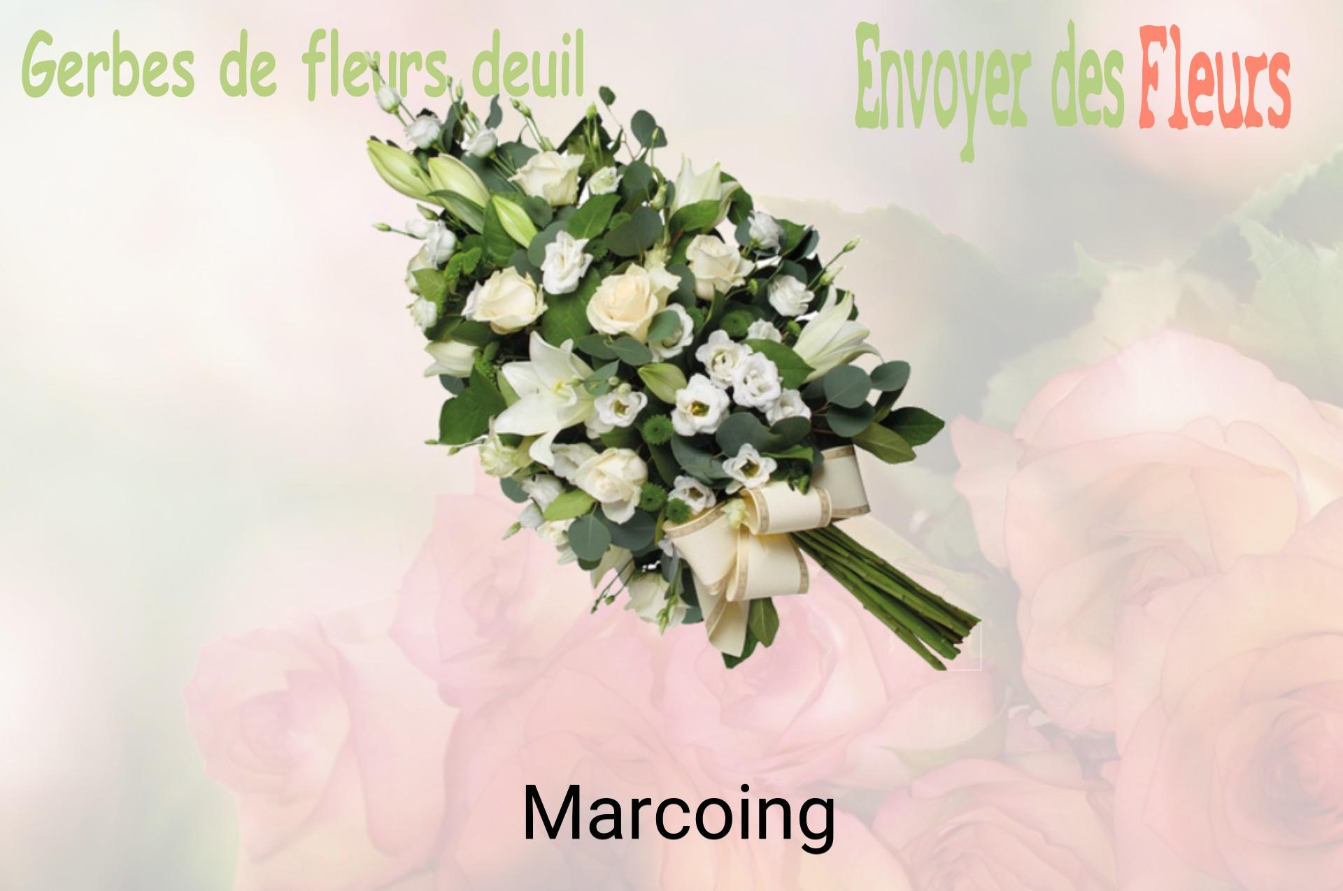 Gerbe de fleurs de deuil livrée à Marcoing
